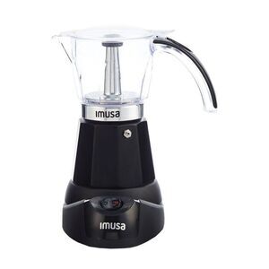 IMUSA -  Aluminium Espresso Maker Black Black